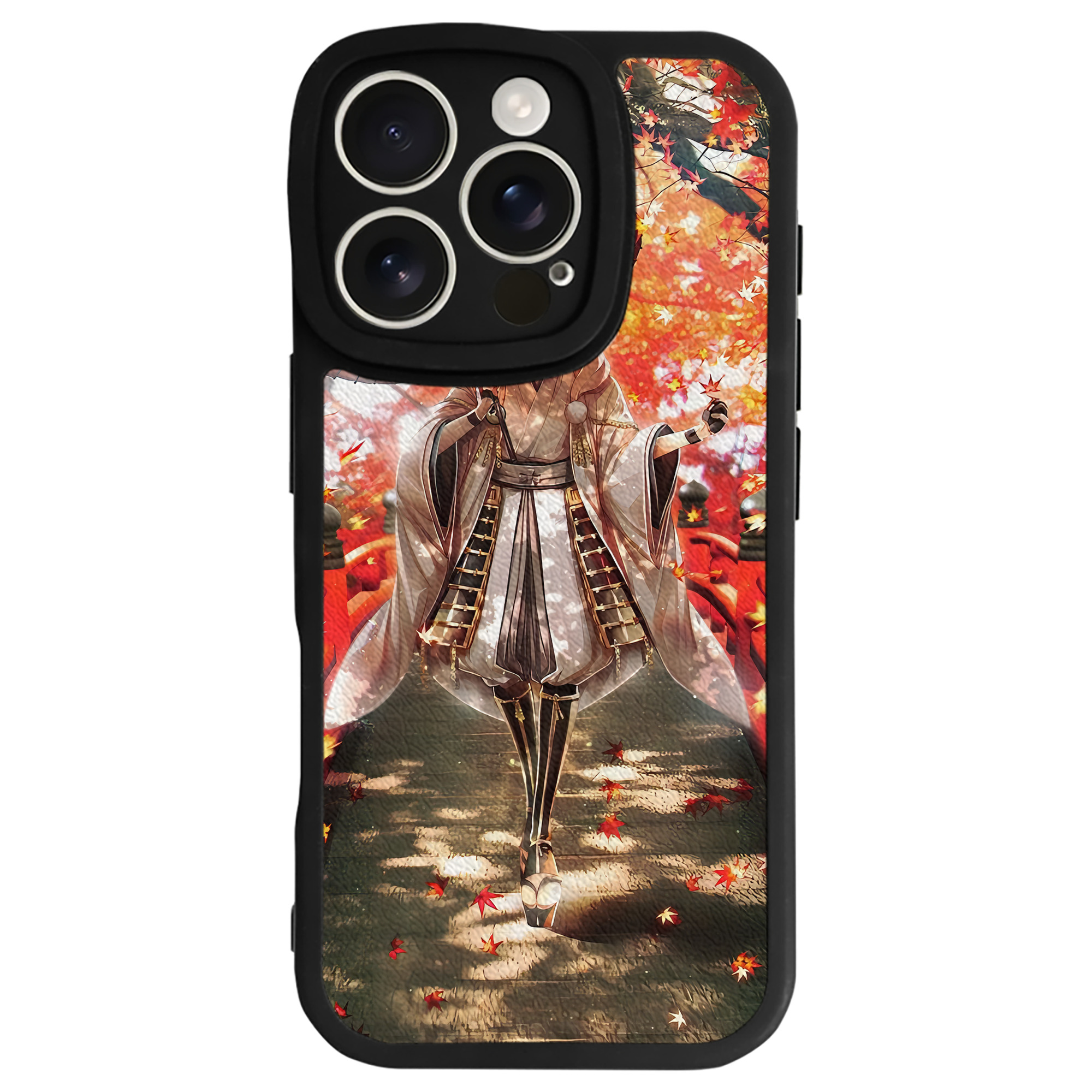 （画像用） 刀剣乱舞 Touken Ranbu 【iPhone 16シリーズ対応】シリコンスマホケース（レザー調） 材質：シリコン